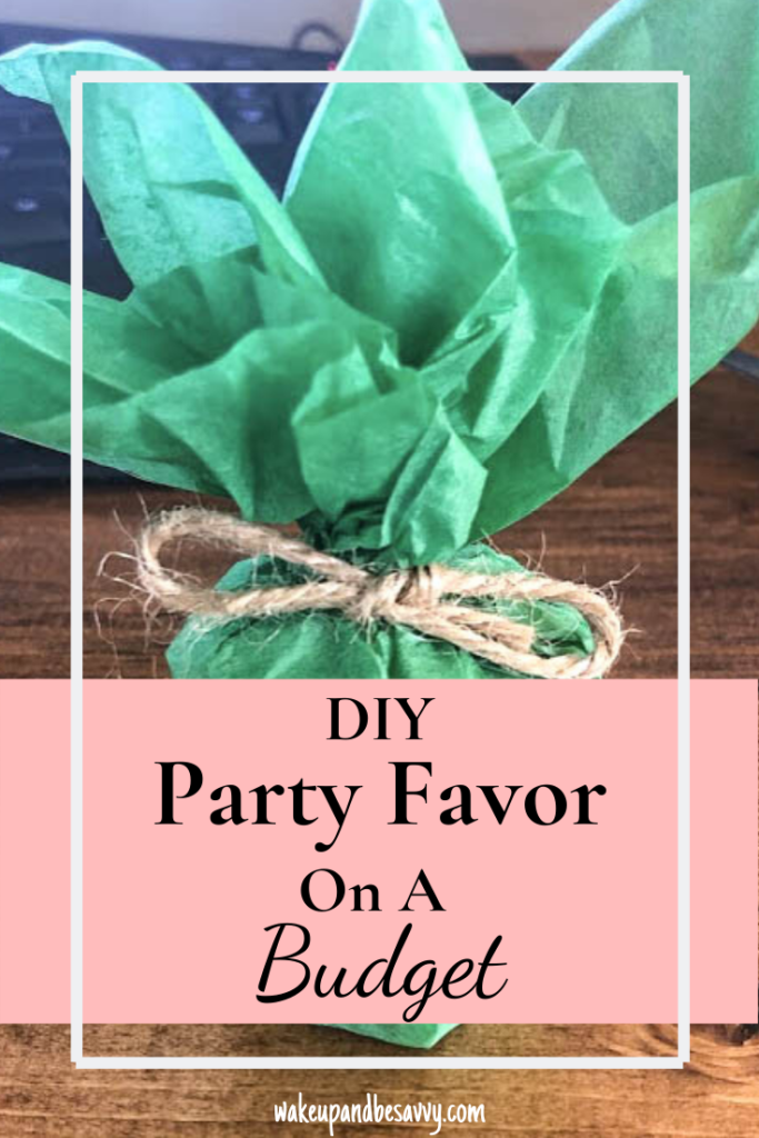 DIY Party Favor on A Budget