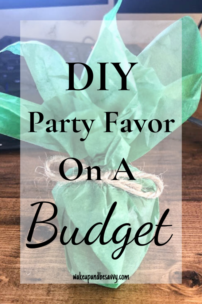 DIY Party favor on a budget
